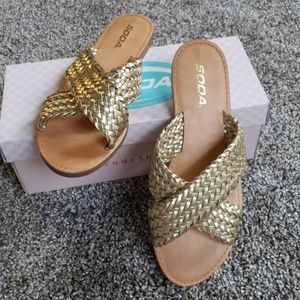 Gold sandal